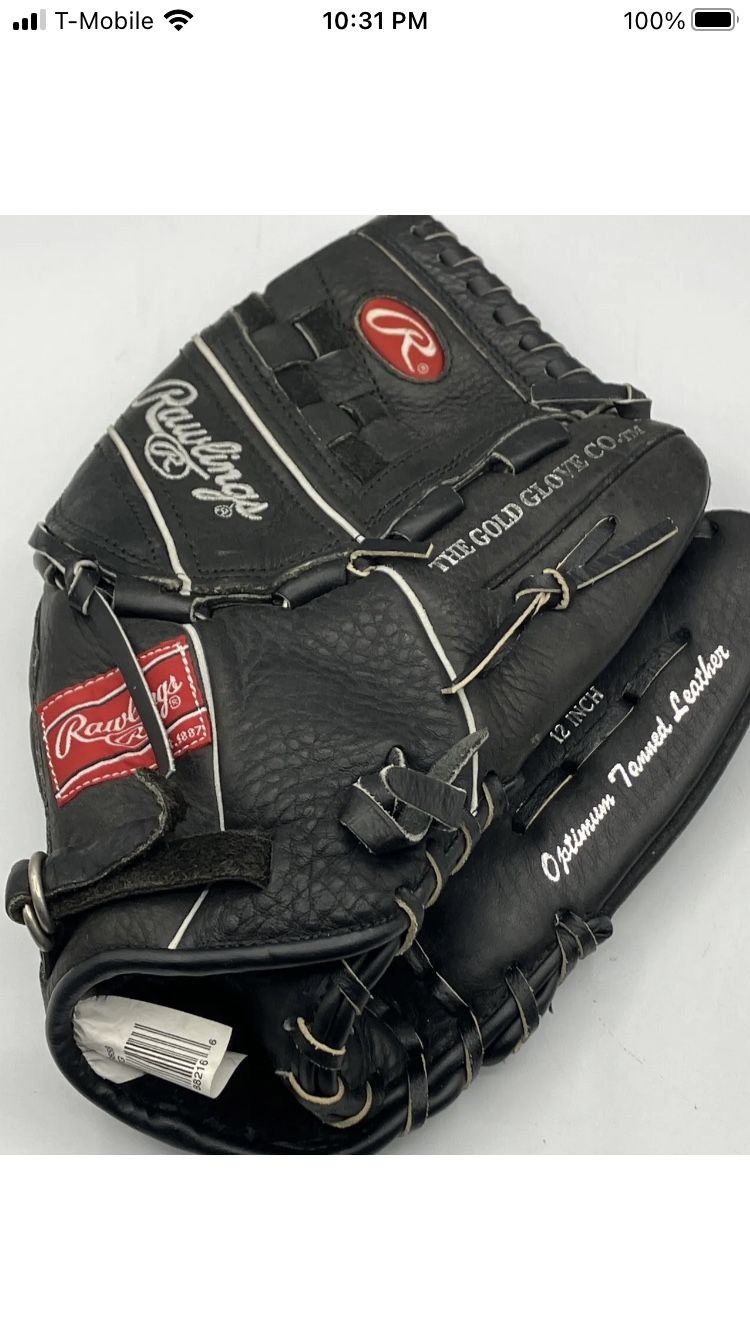 Rawlings Player Preferred RBG65B 12" Baseball Glove Flex loop Right Handed Throw