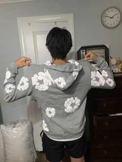 Denim Tear Gray Hoodie SS22