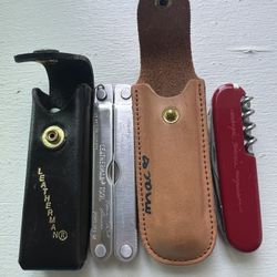 Leatherman And Swiss Army Knife New In