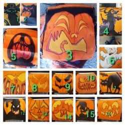 Canvas Trick Or Treat Bags