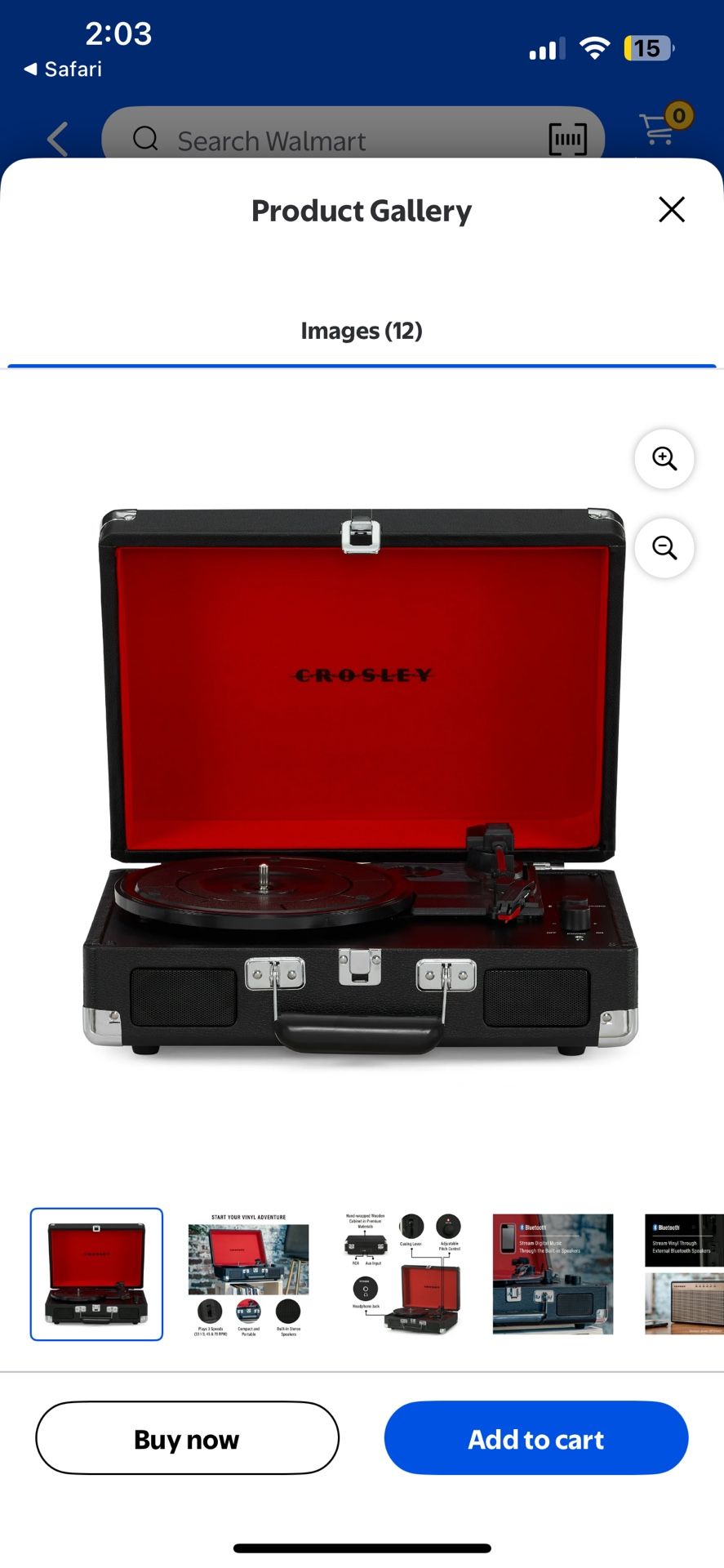 Crosley Bluetooth Record Player