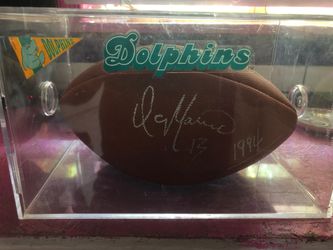 NFL 1994 Dan Marino Miami Dolphins football legend autograph