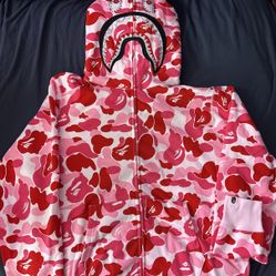 Bape ABC Camo Crystal Stone Full Zip Hoodie 