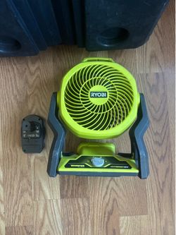 Ryobe portable Fan 7.5” Hybrid tool only