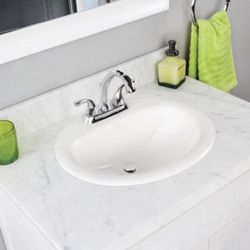 Drop in sink - new