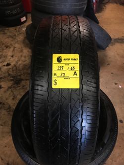 225/65/17 BRIDGESTONE DUELER H/P $150.00