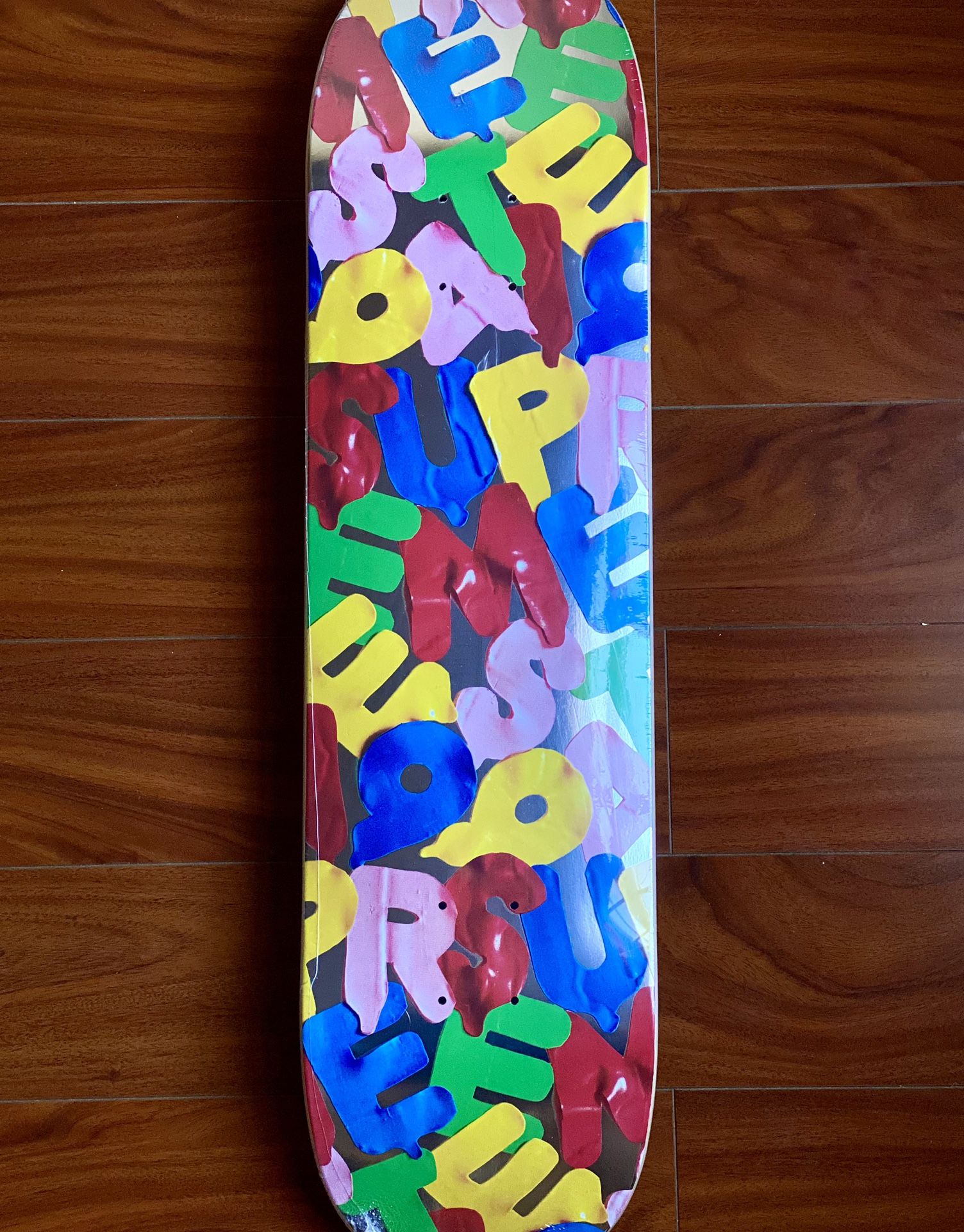 Supreme - Balloons skateboard deck ( Silver )