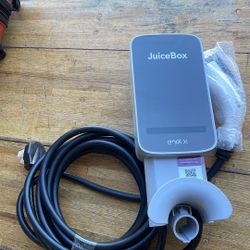 Enel X JuiceBox Level 2 Electric Vehicle (EV) Charging Station.
