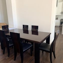 Modern 6-Piece Dining Table Set 