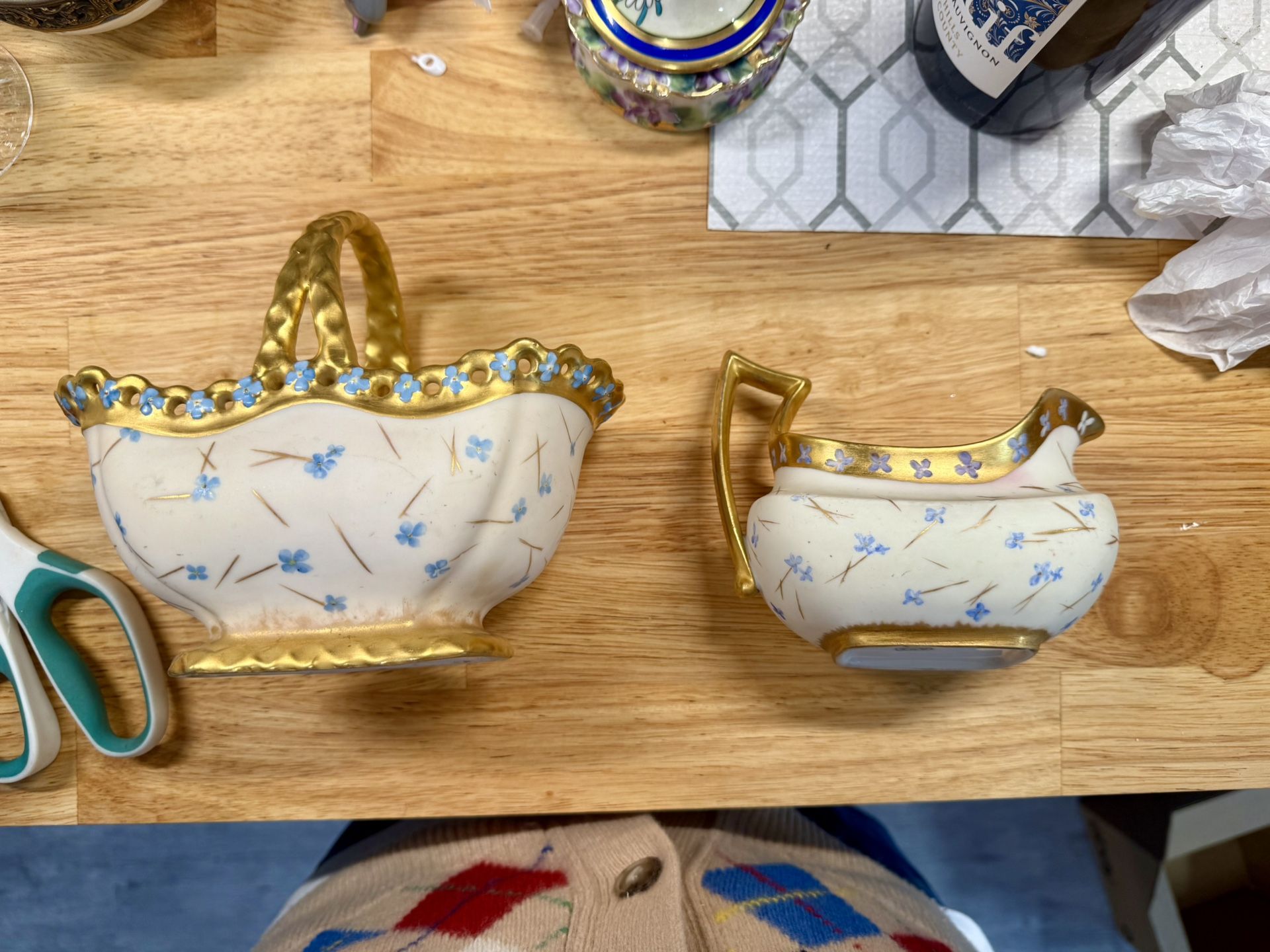 Antique Hand Painted China