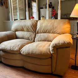 Pleather Sofa