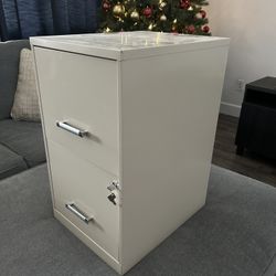 2 Drawer Locking File Cabinet