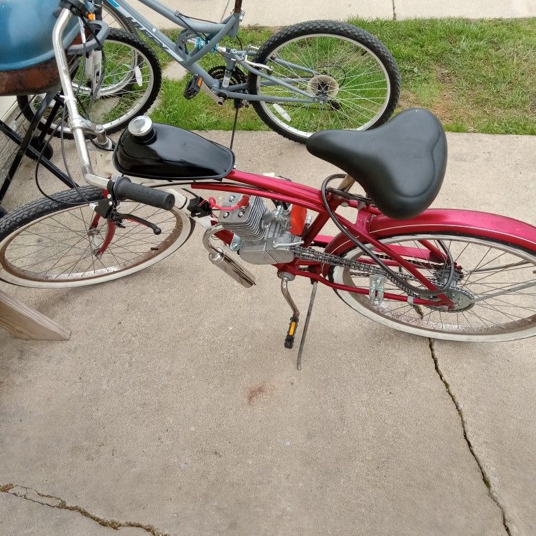 Gas Powered Bike $200