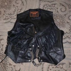 Leather Vest XL