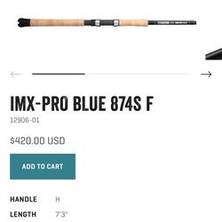 GLoomis IMX-PRO BLUE Rod 7’3 & Shimano Saragosa SW500XG Reel