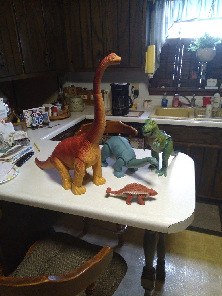 Vintage Toy Dinosaurs