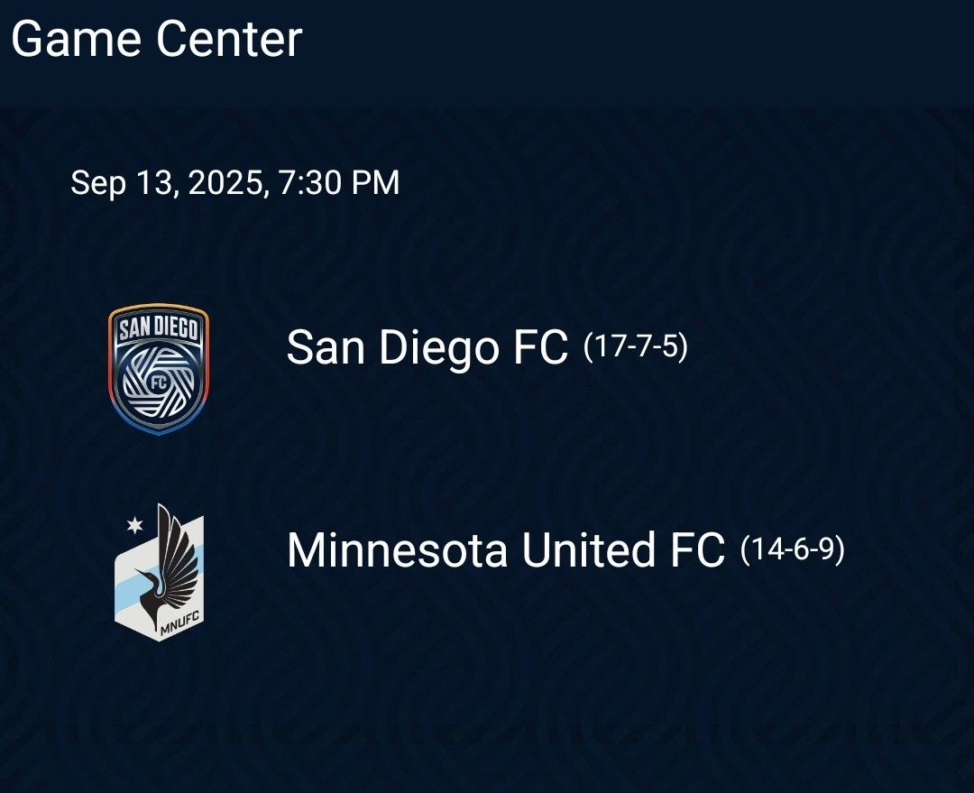 SDFC Soccer Futbol Tickets 