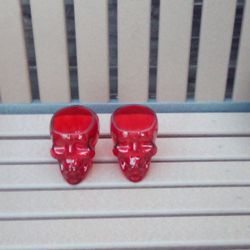 Bacardi Skull Glasses