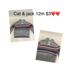 Sweater Great Condition For Baby Boys 12m 🌸🌸🌸firm Price C 