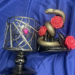 Candle and soap holder