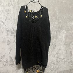 Free People Black Sweater
