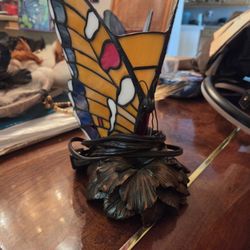 3 Butterfly Tiffany Style Lamps