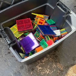 Huge Bin Of Magnatiles