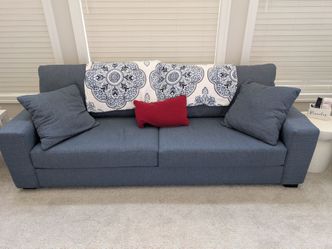 Blue sofa