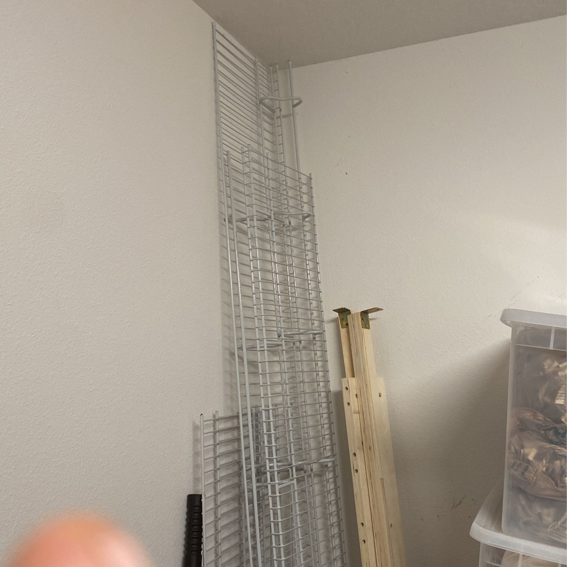 Closet Shelf Metal Rack 