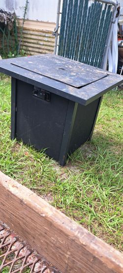 Fire pit by propane fluid