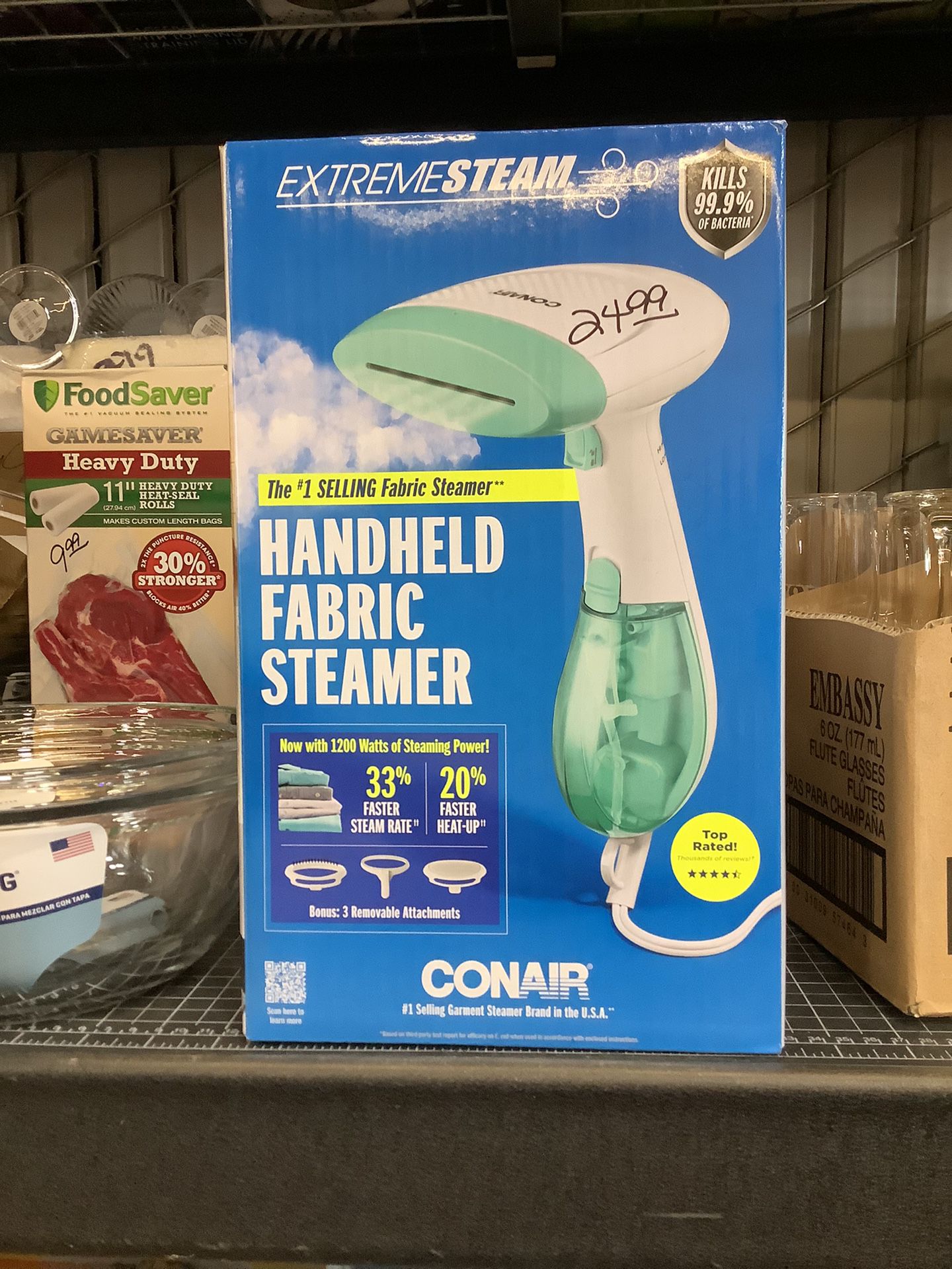 Conair Handheld Fabric Steamer