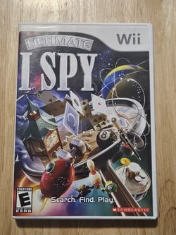 Ultimate I Spy Nintendo Wii Video Game CIB Complete In Box With Manual