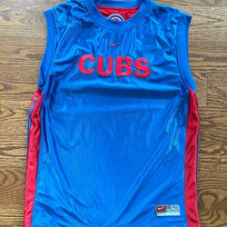 Authentic Nike Chicago Cubs MLB Reversible Sleeveless Jersey Large
