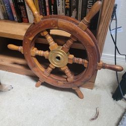 Brass Core Ships Wheel