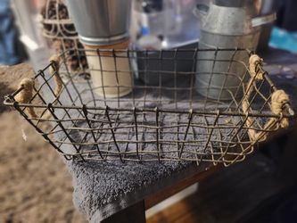Small Decorative (Pottery Barn) Wire Basket - $9