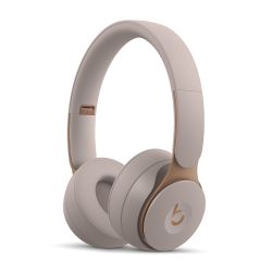 Headphone Beats Solo Pro Wireless Noise Cancelling On-Ear Headphones with Apple H1 Headphone Chip - Ivory