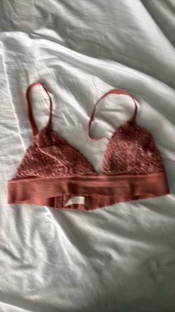 Pink bralette size large fits a small/medium