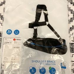 Ossur Form Fit Shoulder Brace Sling - Abduction Support System for Recovery - Size Large - Right Arm