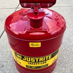 Justrite Safety Gas Can
