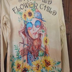 Flower Child Top Women's Small