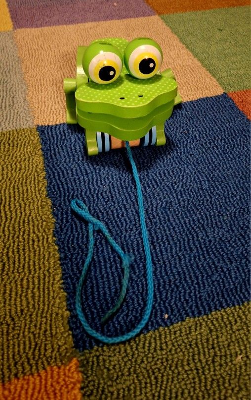 Melissa And Doug Wooden Pull Frog