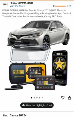 Pedal Commander for Camry 2018-2026
