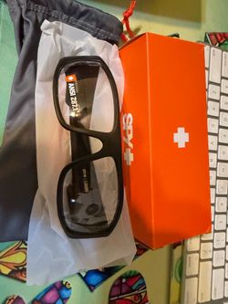 SPY Logan matte Black ANSI RX-Clear sunglasses