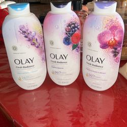 Olay Body Wash  22oz.   $ 6 each 