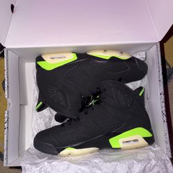 USED Jordan 1 Pollen And Jordan 6 Neon Green 