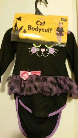 Baby cat bodysuit 6-12 mths NEW