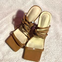 Brown heels