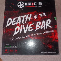 BOARD GAME-- Death At The Dive Bar-- Like New