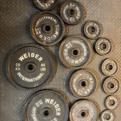 Weider Olympic Plate Set