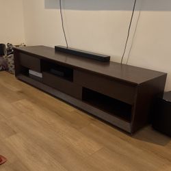 SOLID WOOD TV STAND/CONSOLE 3 DRAWERS